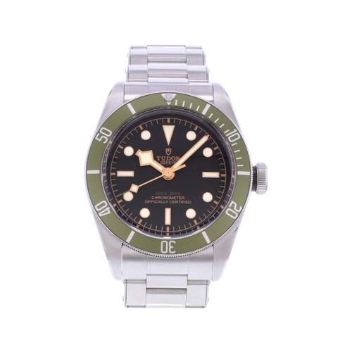 Montre d'occasion TUDOR Black Bay 41 Harrods homme mouvement automatique certifié (cosc) bracelet acier