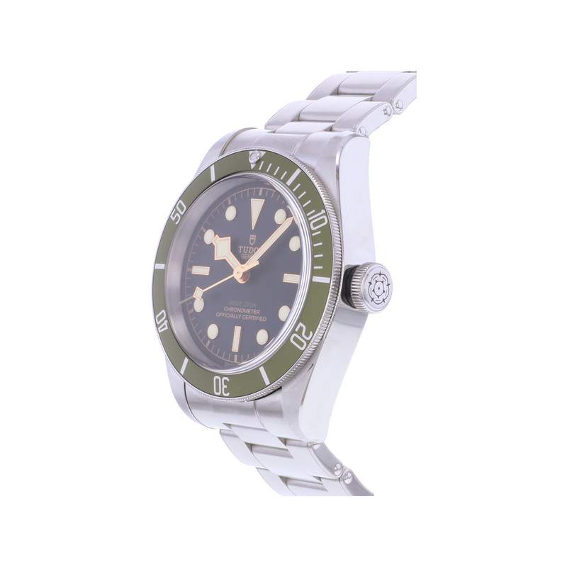 Montre d'occasion TUDOR Black Bay 41 Harrods homme mouvement automatique certifié (cosc) bracelet acier - vue D2