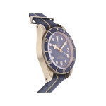 Montre d'occasion TUDOR Black Bay Bronze Edition Bucherer homme mouvement automatique certifié (cosc) bracelet nato - vue 2