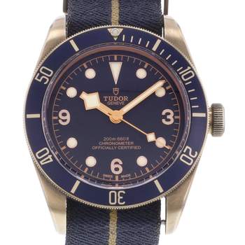 Montre d'occasion TUDOR Black Bay Bronze Edition Bucherer homme mouvement automatique certifié (cosc) bracelet nato
