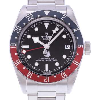 Montre d'occasion TUDOR Black Bay Gmt Air France homme mouvement automatique certifié (cosc) bracelet acier
