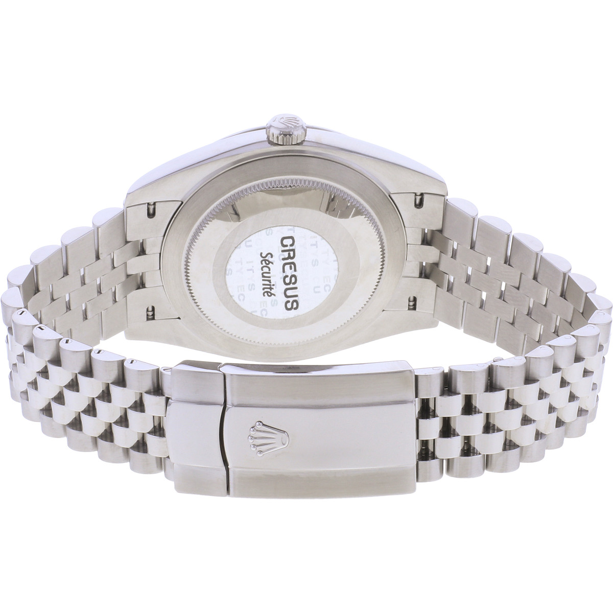 Montre d'occasion ROLEX DateJust 41 homme mouvement automatique certifié (cosc) bracelet acier - vue 3