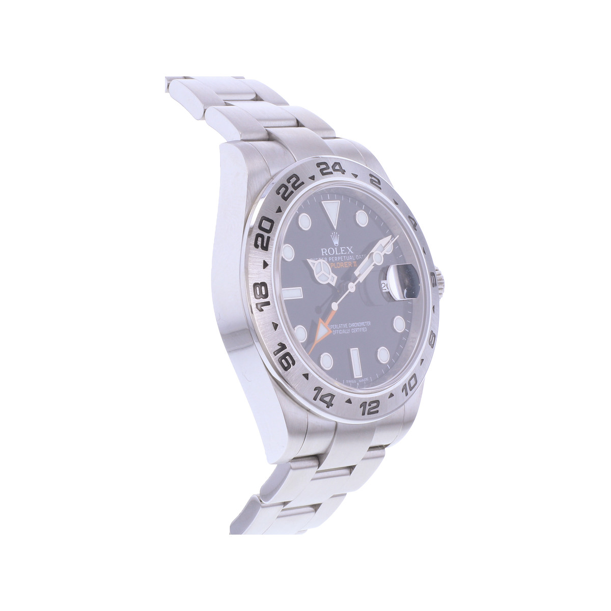 Montre d'occasion ROLEX Explorer II homme mouvement automatique certifié (cosc) bracelet acier - vue 2