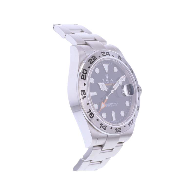 Montre d'occasion ROLEX Explorer II homme mouvement automatique certifié (cosc) bracelet acier - vue 2