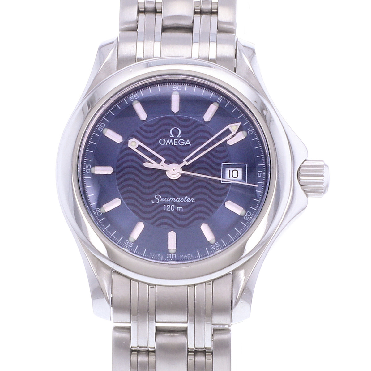 Montre d'occasion OMEGA Seamaster 120 femme quartz bracelet acier - vue D1