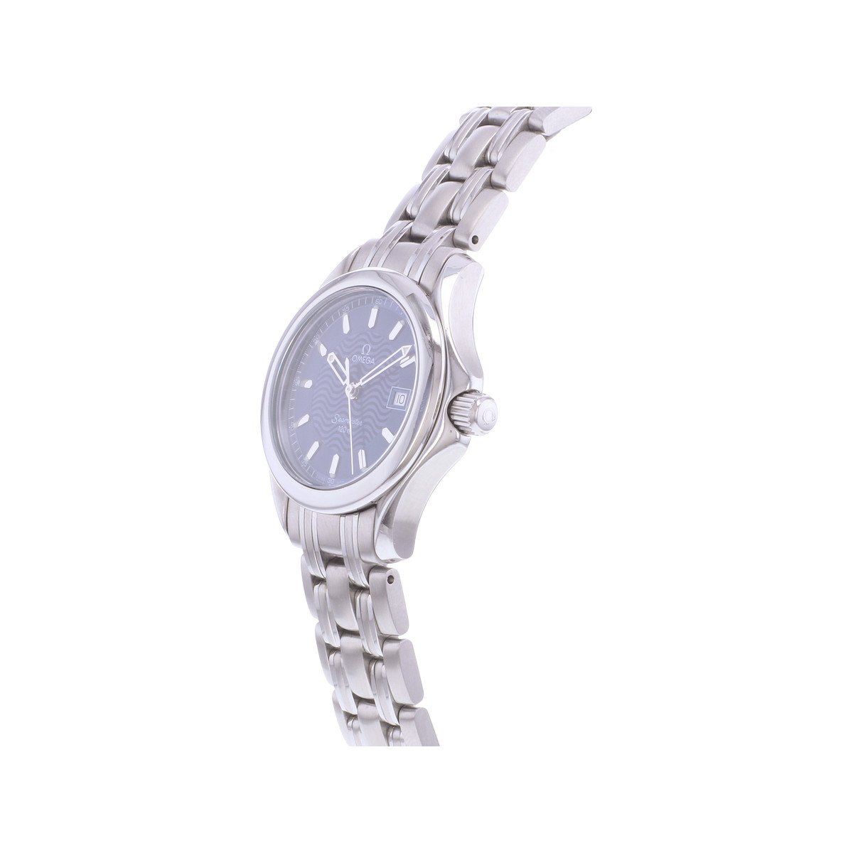 Montre d'occasion OMEGA Seamaster 120 femme quartz bracelet acier - vue D2