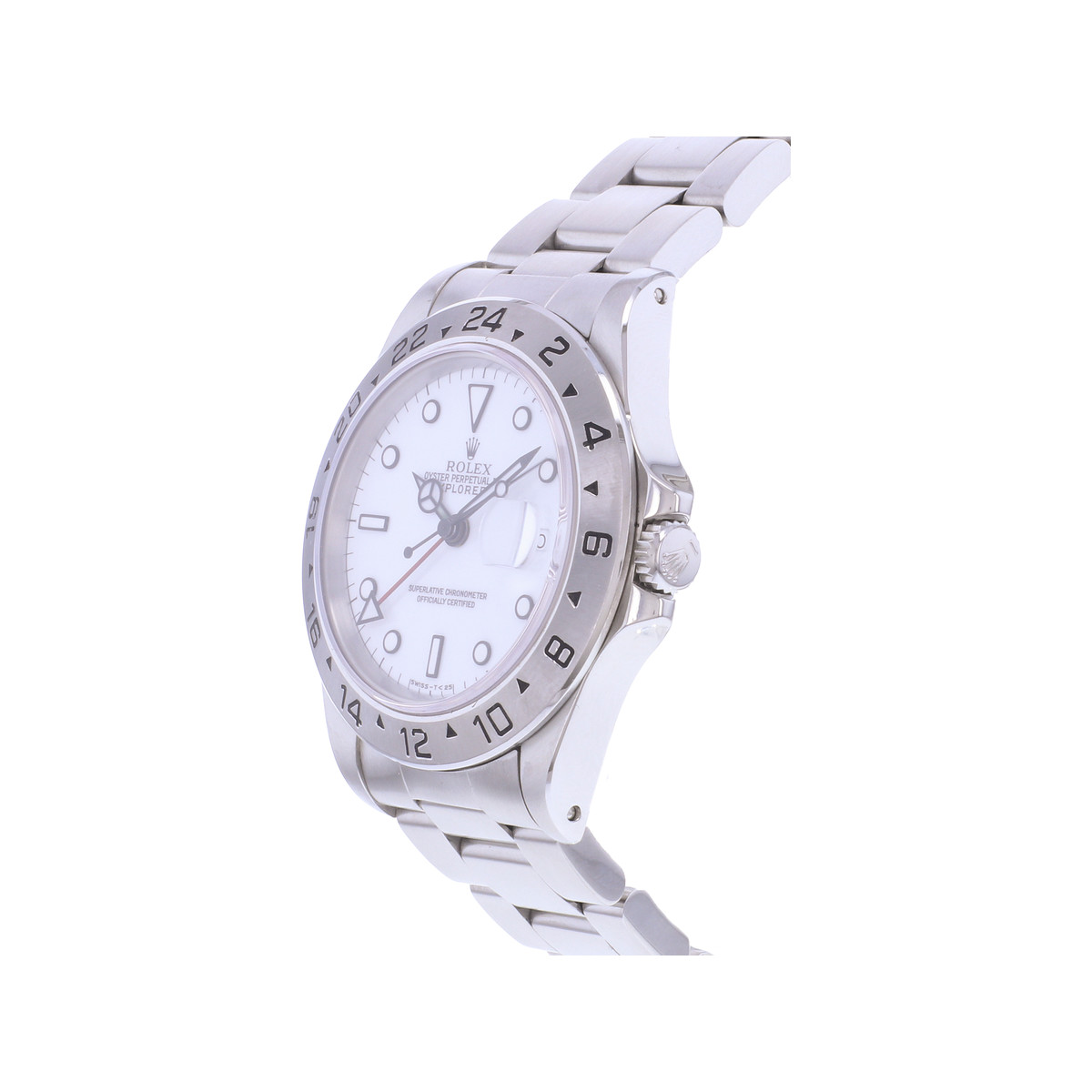 Montre d'occasion ROLEX Explorer II homme mouvement automatique certifié (cosc) bracelet acier - vue D2