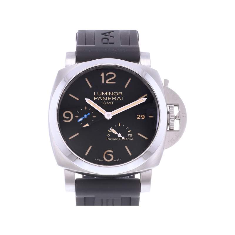 Montre d'occasion PANERAI Luminor GMT Power Reserve homme automatique bracelet caoutchouc - vue 1