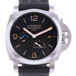 Montre d'occasion PANERAI Luminor GMT Power Reserve homme automatique bracelet caoutchouc - vue D1