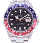 Montre d'occasion ROLEX GMT-Master II Pepsi homme mouvement automatique certifié (cosc) bracelet acier - vue D1