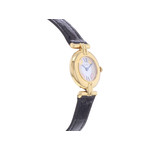 Montre d'occasion CARTIER Must Colisée femme quartz bracelet cuir cresus - vue 2
