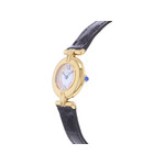 Montre d'occasion CARTIER Must Colisée femme quartz bracelet cuir cresus - vue D2
