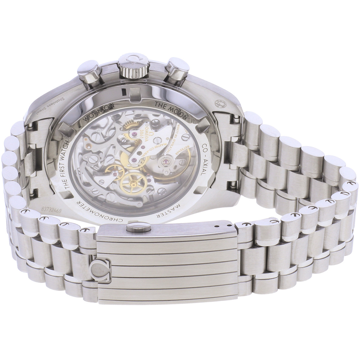 Montre d'occasion OMEGA Speedmaster Professional Moonwatch homme mécanique bracelet acier - vue 3