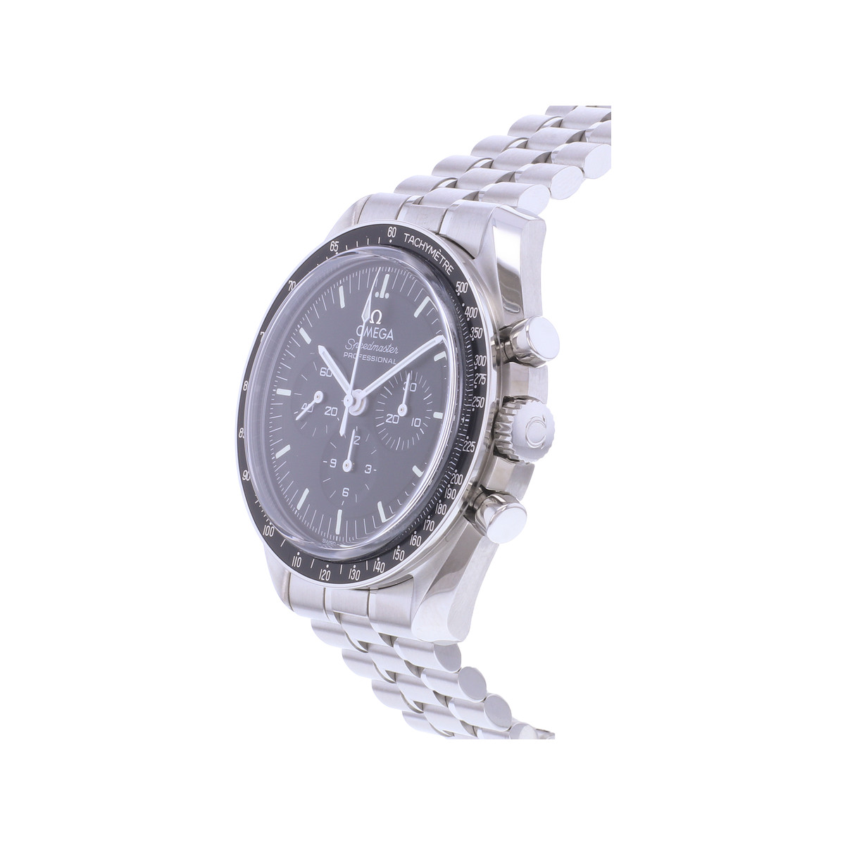 Montre d'occasion OMEGA Speedmaster Professional Moonwatch homme mécanique bracelet acier - vue D2