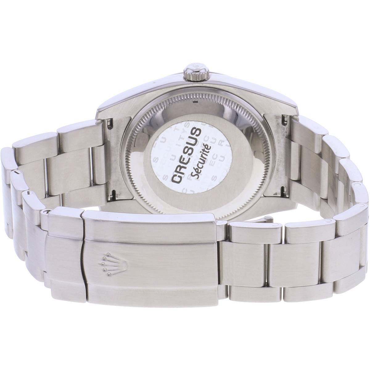 Montre d'occasion ROLEX Air King mixte mouvement automatique certifié (cosc) bracelet acier - vue 3