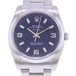 Montre d'occasion ROLEX Air King mixte mouvement automatique certifié (cosc) bracelet acier - vue D1