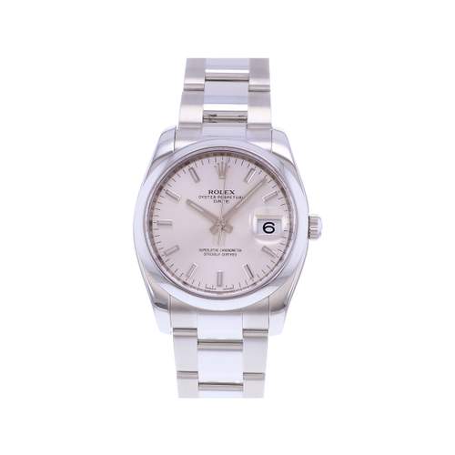 Montre d'occasion ROLEX Oyster Perpetual Date femme mouvement automatique certifié (cosc) bracelet acier