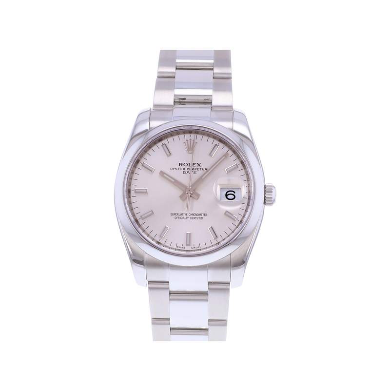 Montre d'occasion ROLEX Oyster Perpetual Date femme mouvement automatique certifié (cosc) bracelet acier - vue 1