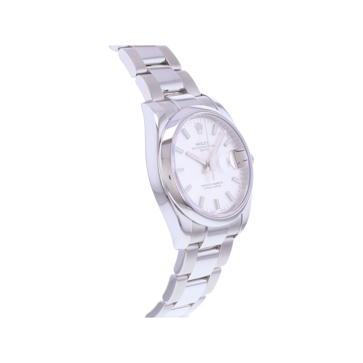 Montre d'occasion ROLEX Oyster Perpetual Date femme mouvement automatique certifié (cosc) bracelet acier - vue 2