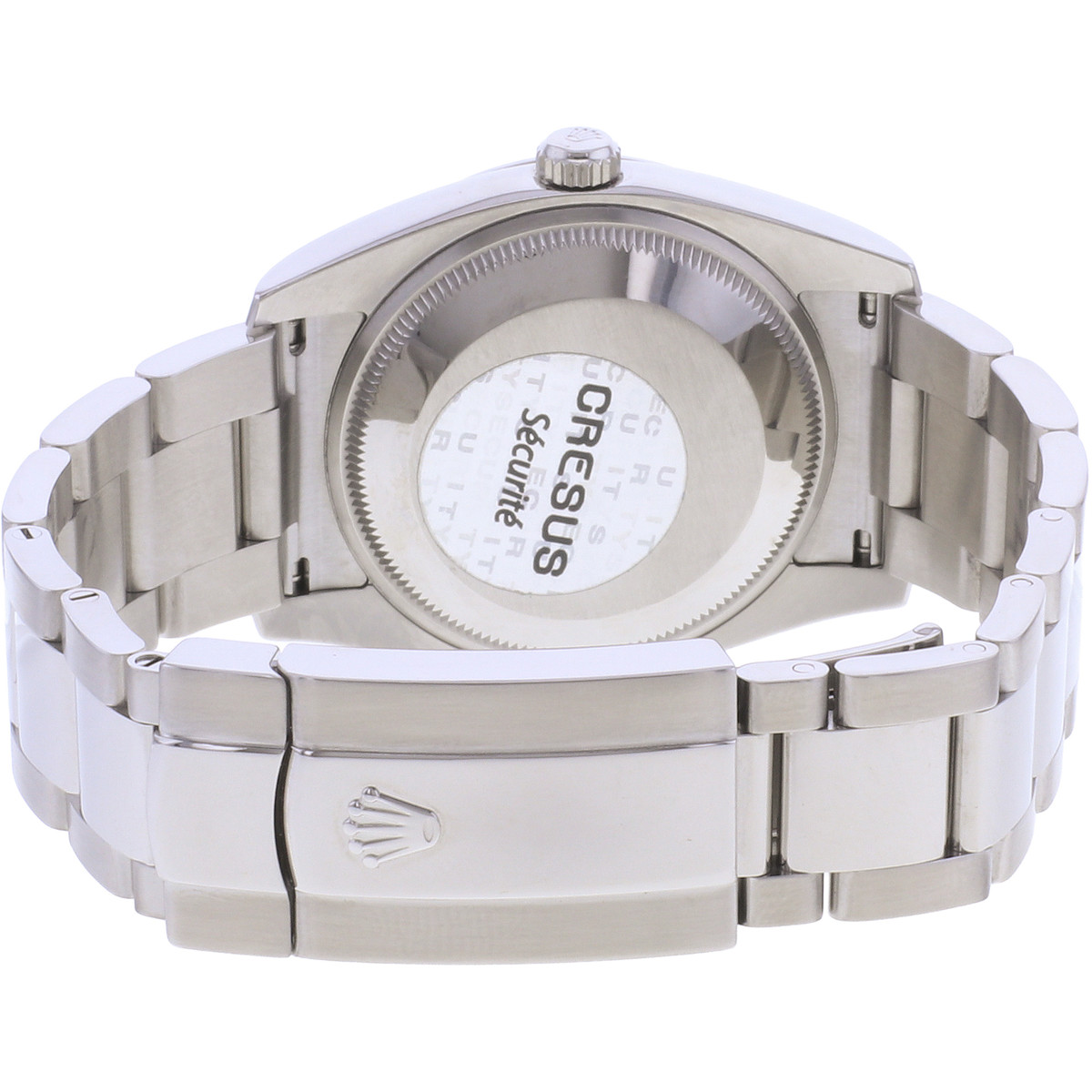 Montre d'occasion ROLEX Oyster Perpetual Date femme mouvement automatique certifié (cosc) bracelet acier - vue 3