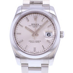Montre d'occasion ROLEX Oyster Perpetual Date femme mouvement automatique certifié (cosc) bracelet acier - vue D1