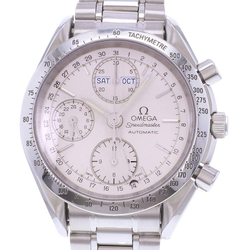 Montre d'occasion OMEGA Speedmaster Day-Date homme automatique bracelet acier - vue D1