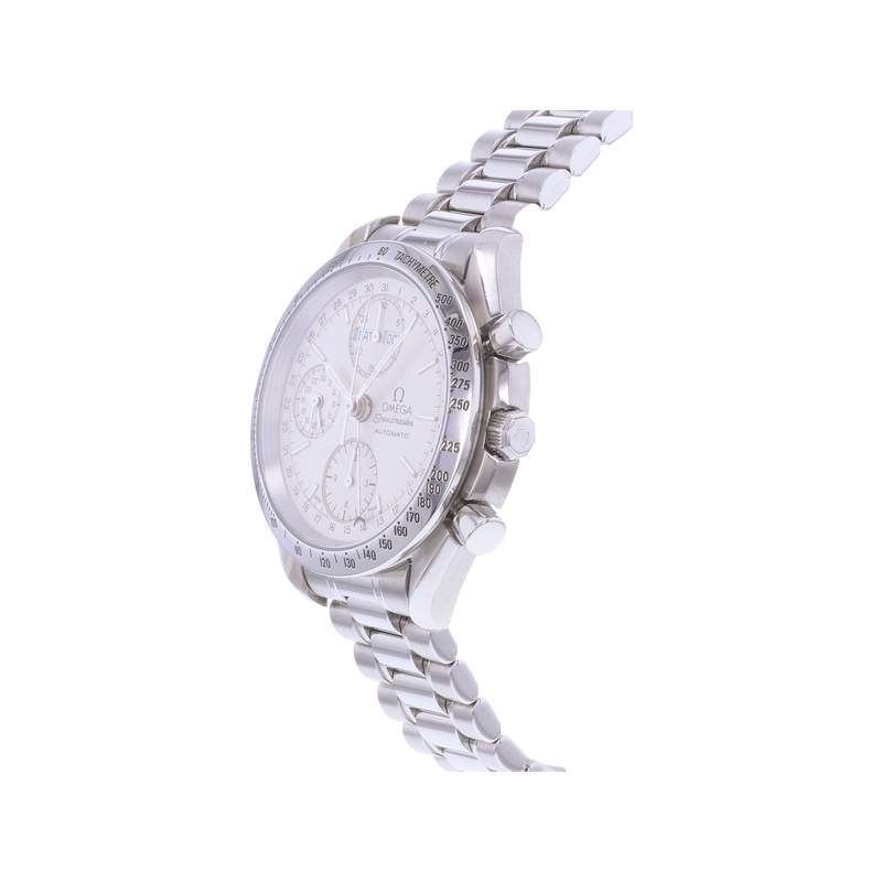 Montre d'occasion OMEGA Speedmaster Day-Date homme automatique bracelet acier - vue D2