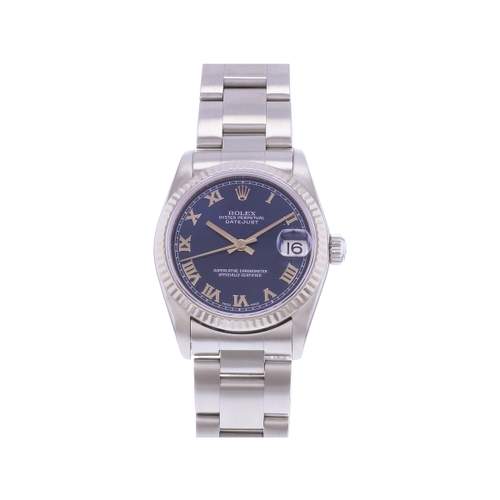 Montre d'occasion ROLEX DateJust Medium femme mouvement automatique certifié (cosc) bracelet acier