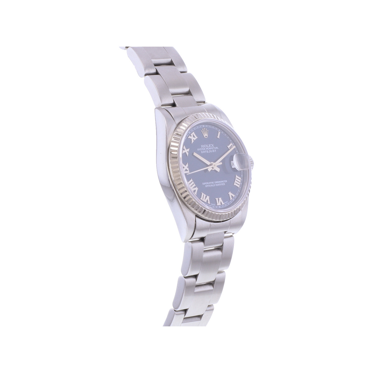 Montre d'occasion ROLEX DateJust Medium femme mouvement automatique certifié (cosc) bracelet acier - vue 2