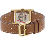 Montre d'occasion HERMES Medor femme quartz bracelet cuir d'origine - vue 3