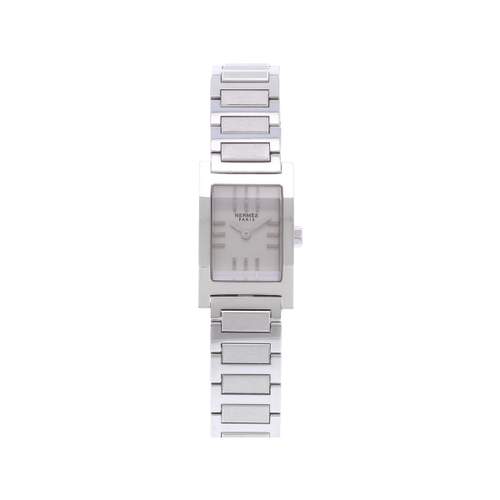 Montre d'occasion HERMES Tandem femme quartz bracelet acier