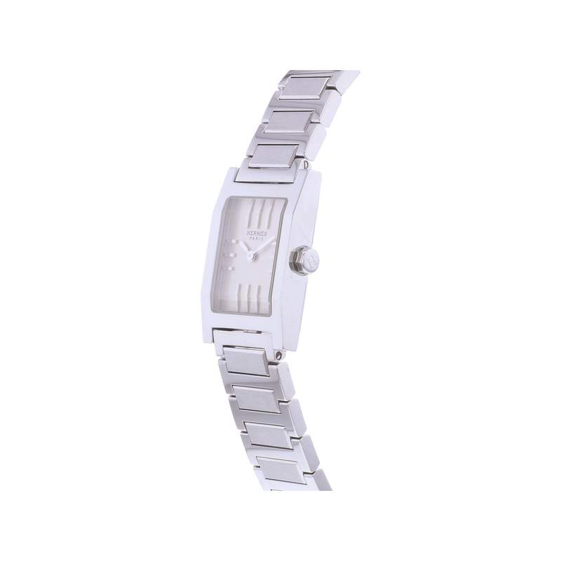 Montre d'occasion HERMES Tandem femme quartz bracelet acier - vue D2