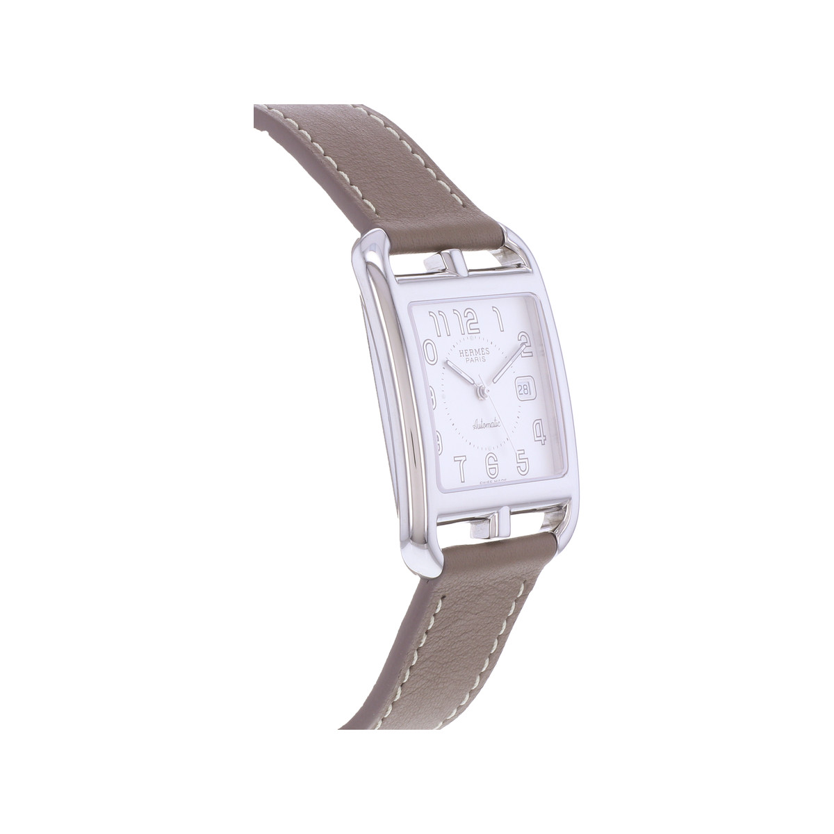 Montre d'occasion HERMES Cape Cod mixte automatique bracelet cuir - vue 2