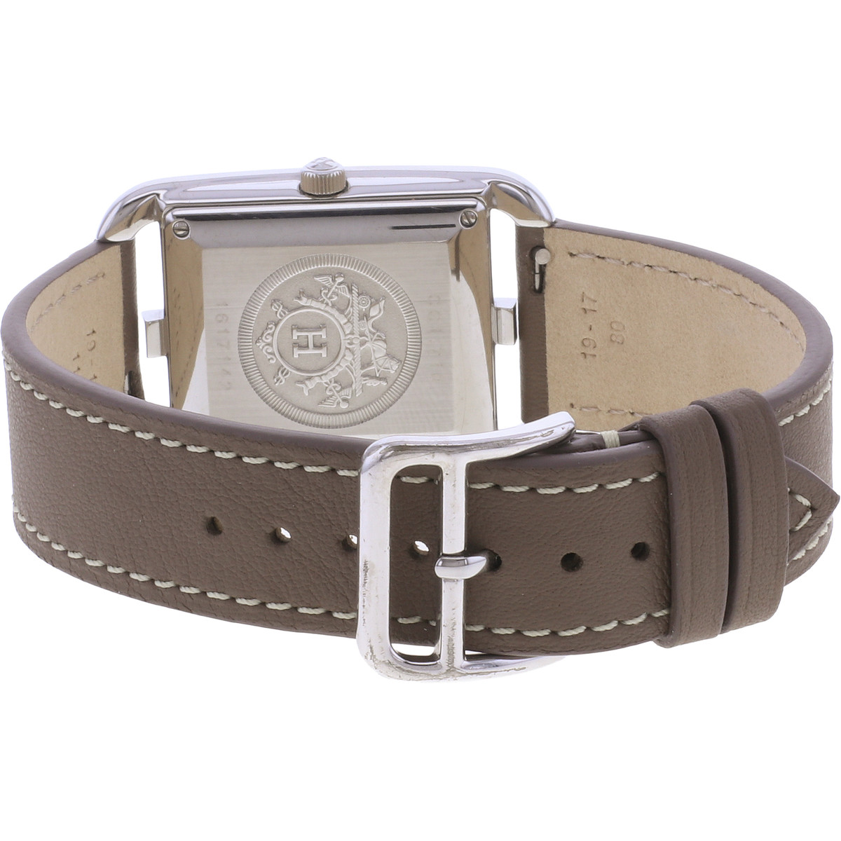 Montre d'occasion HERMES Cape Cod mixte automatique bracelet cuir - vue 3