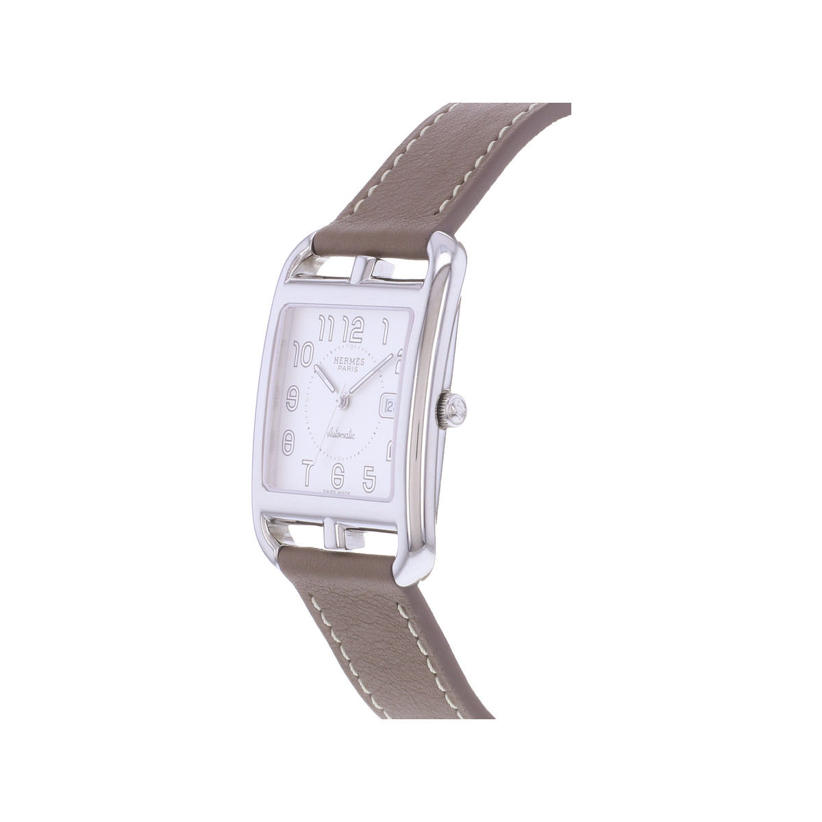 Montre d'occasion HERMES Cape Cod mixte automatique bracelet cuir - vue D2