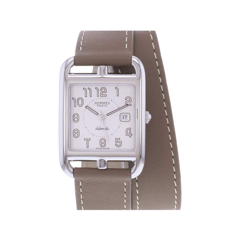 Montre d'occasion HERMES Cape Cod mixte automatique bracelet cuir cresus - vue 1