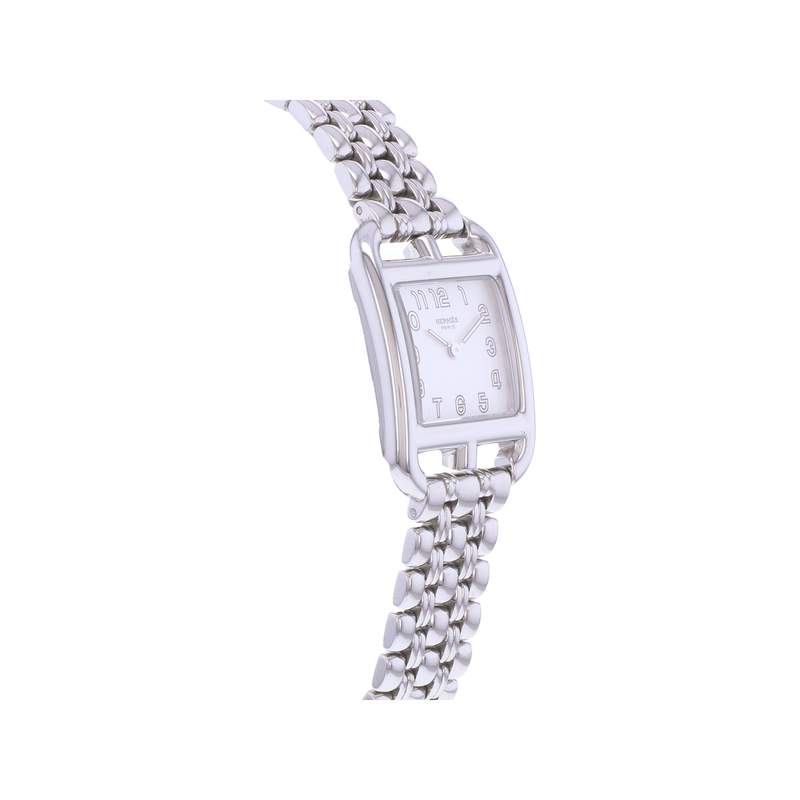 Montre d'occasion HERMES Cape Cod femme quartz bracelet acier - vue 2