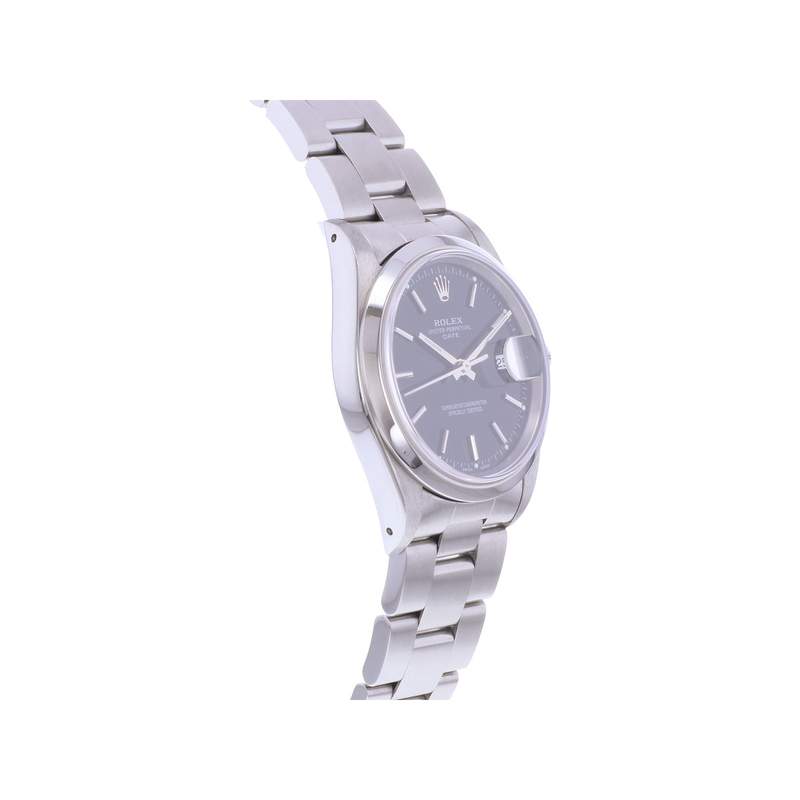 Montre d'occasion ROLEX Date femme mouvement automatique certifié (cosc) bracelet acier - vue 2