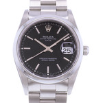 Montre d'occasion ROLEX Date femme mouvement automatique certifié (cosc) bracelet acier - vue D1