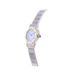 Montre d'occasion CARTIER Santos Octogonale femme automatique bracelet or jaune 750/000 et acier - vue D2
