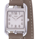 Montre d'occasion HERMES Cape Cod femme quartz bracelet cuir cresus - vue D1