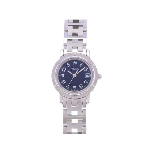 Montre d'occasion HERMES Clipper femme quartz bracelet acier
