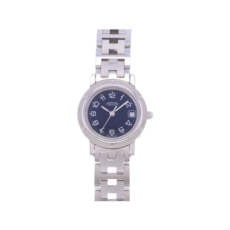 Montre d'occasion HERMES Clipper femme quartz bracelet acier - vue 1