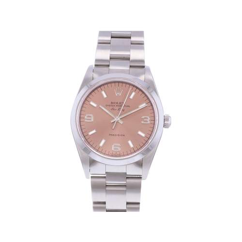 Montre d'occasion ROLEX Air King Precision homme automatique bracelet acier