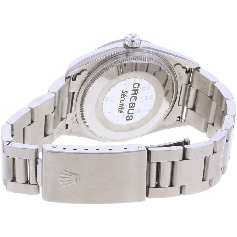 Montre d'occasion ROLEX Air King Precision homme automatique bracelet acier - vue 3