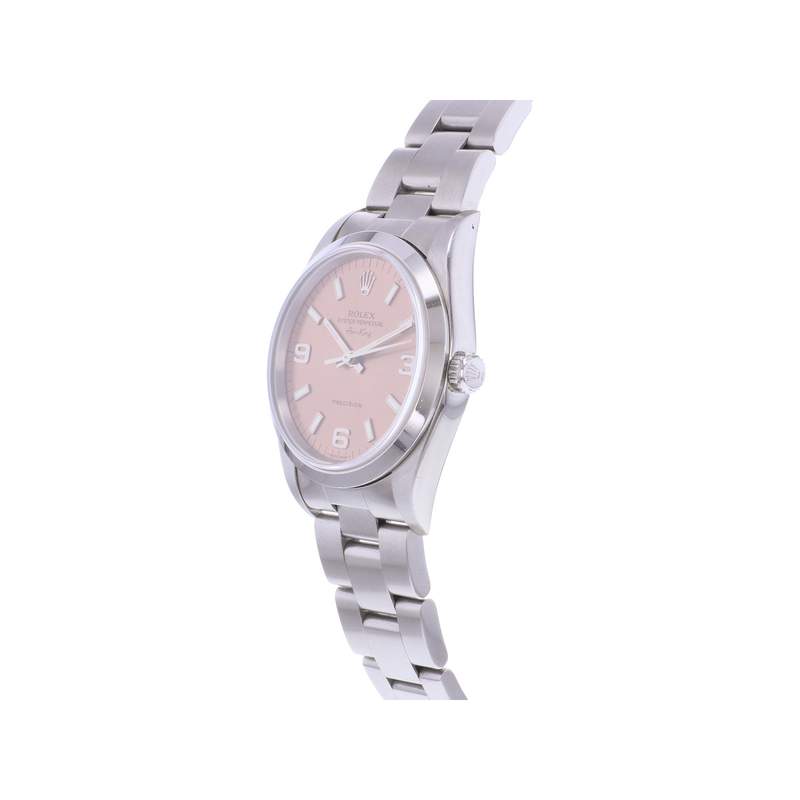 Montre d'occasion ROLEX Air King Precision homme automatique bracelet acier - vue D2