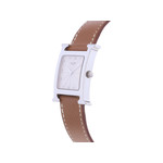 Montre d'occasion HERMES Heure H MM femme quartz bracelet cuir d'origine - vue D2