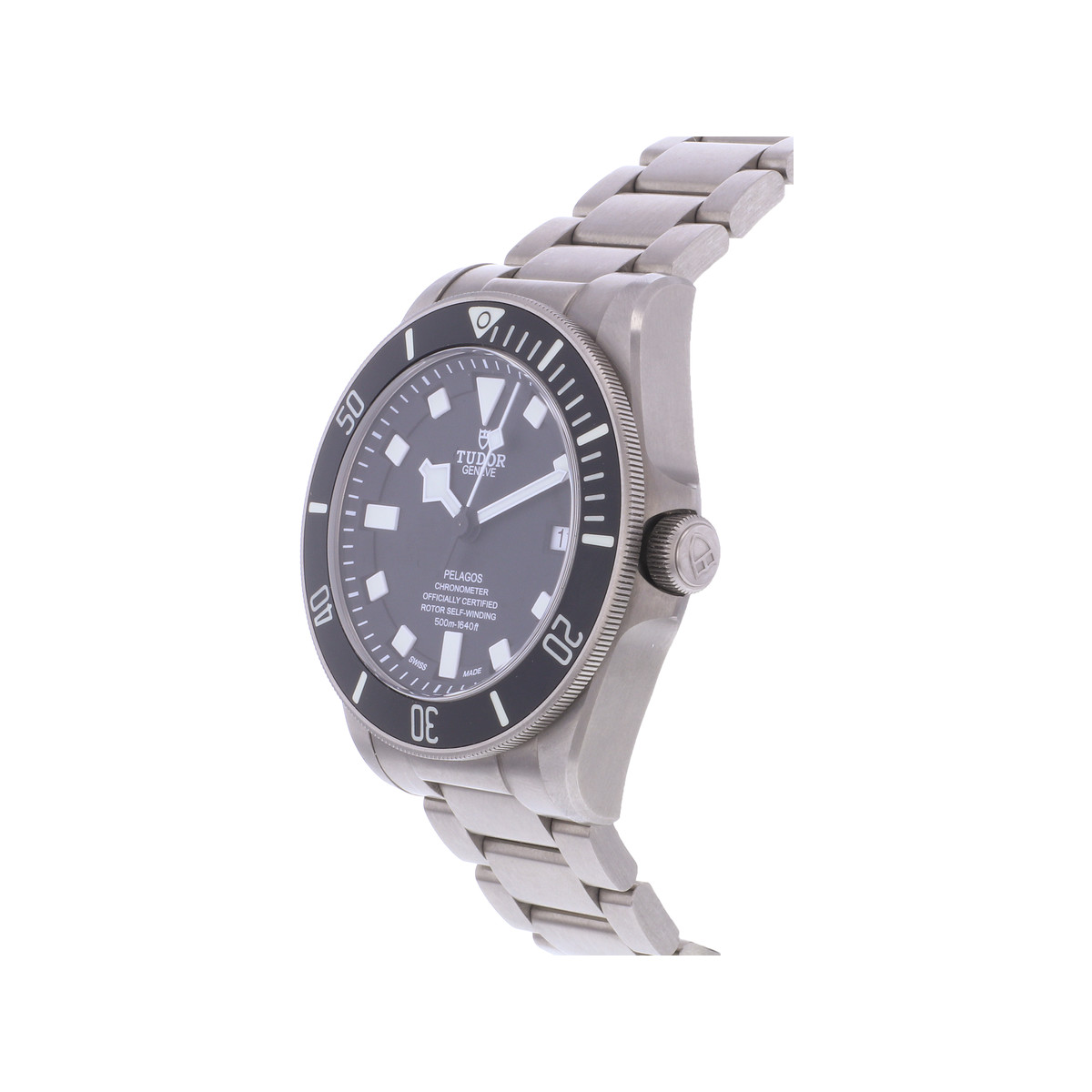 Montre d'occasion TUDOR Pelagos homme mouvement automatique certifié (cosc) bracelet titane - vue D2