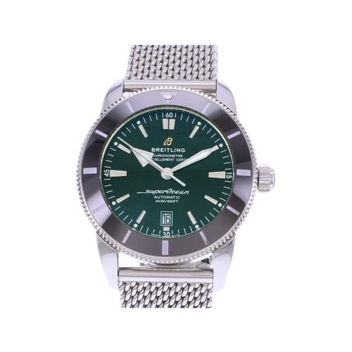 Montre d'occasion BREITLING SuperOcean Heritage 46 homme mouvement automatique certifié (cosc) bracelet acier