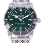 Montre d'occasion BREITLING SuperOcean Heritage 46 homme mouvement automatique certifié (cosc) bracelet acier - vue D1